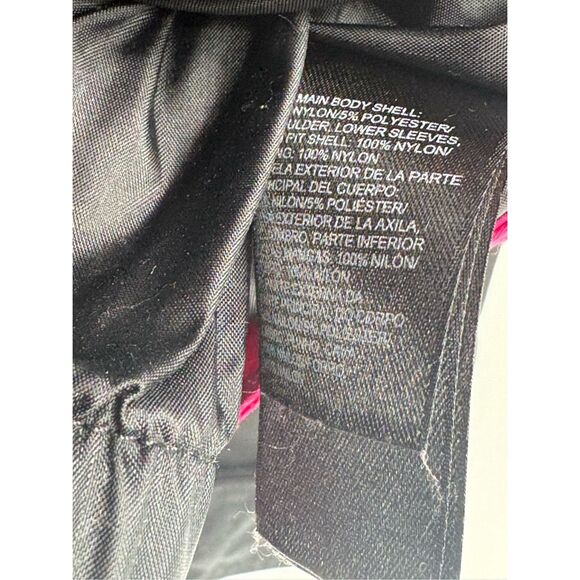 The North Face Steep Tech Jacket Women Size Small Pink Black Hood Belt Snow Ski - Picture 10 of 12